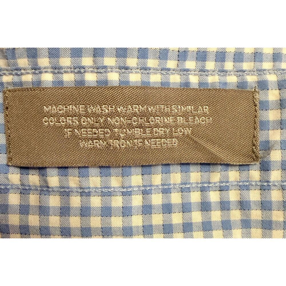Daniel Cremieux Gingham Short Sleeve Button Down Sz. XL - Picture 10 of 10